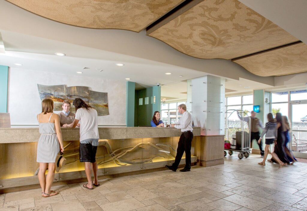 Lobby at Tides Folly Beach